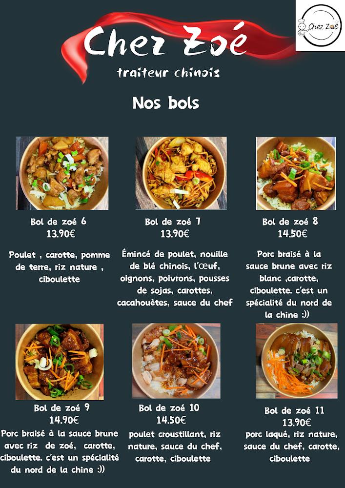 Chez Zoé - Menu Image 1