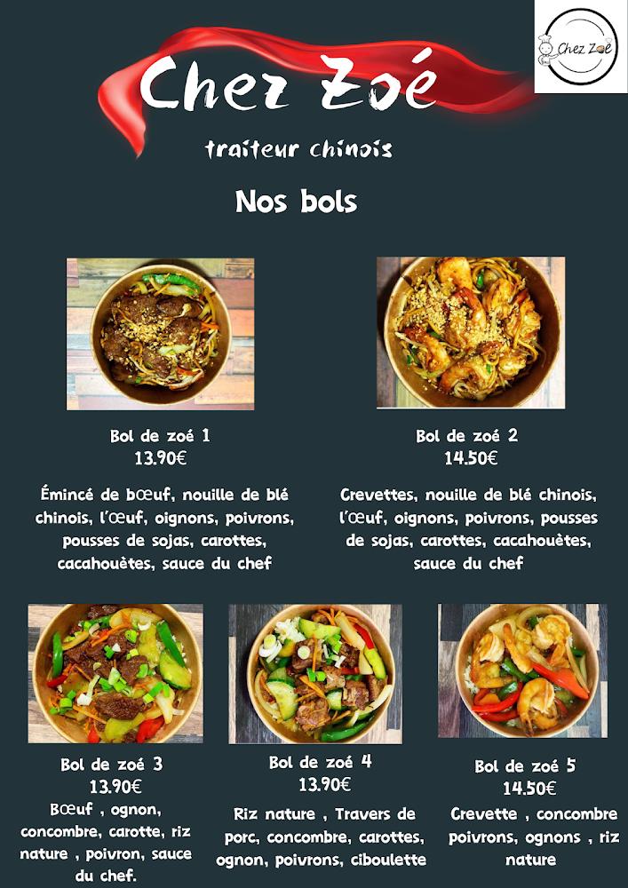 Chez Zoé - Menu Image 2